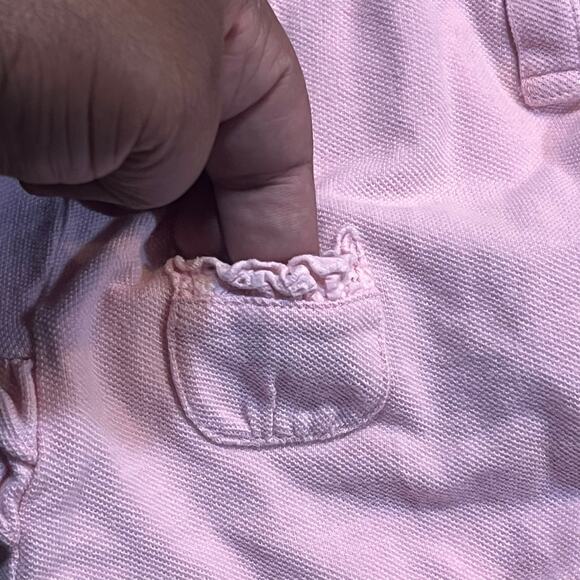 Vintage Ralph Lauren Baby Girls 6 Months Pink Polo Bubble Ruffle Romper - Picture 5 of 8